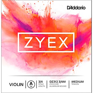 D'Addario Zyex Series Violin A String