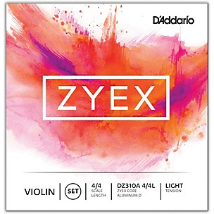 D'Addario Zyex Series Violin String Set