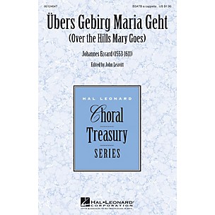 Hal Leonard Übers Gebirg Maria Geht (Over the Hills Mary Goes) SSATB A Cappella composed by Johannes Eccard