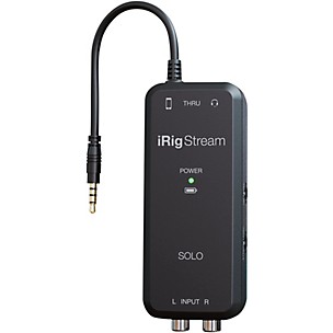 IK Multimedia iRig Stream Solo Audio Interfaces for iOS Mac and Select Android Devices