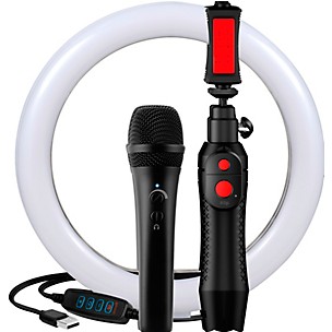 IK Multimedia iRig Video Creator HD Bundle With Mic, Stand and Ring Light