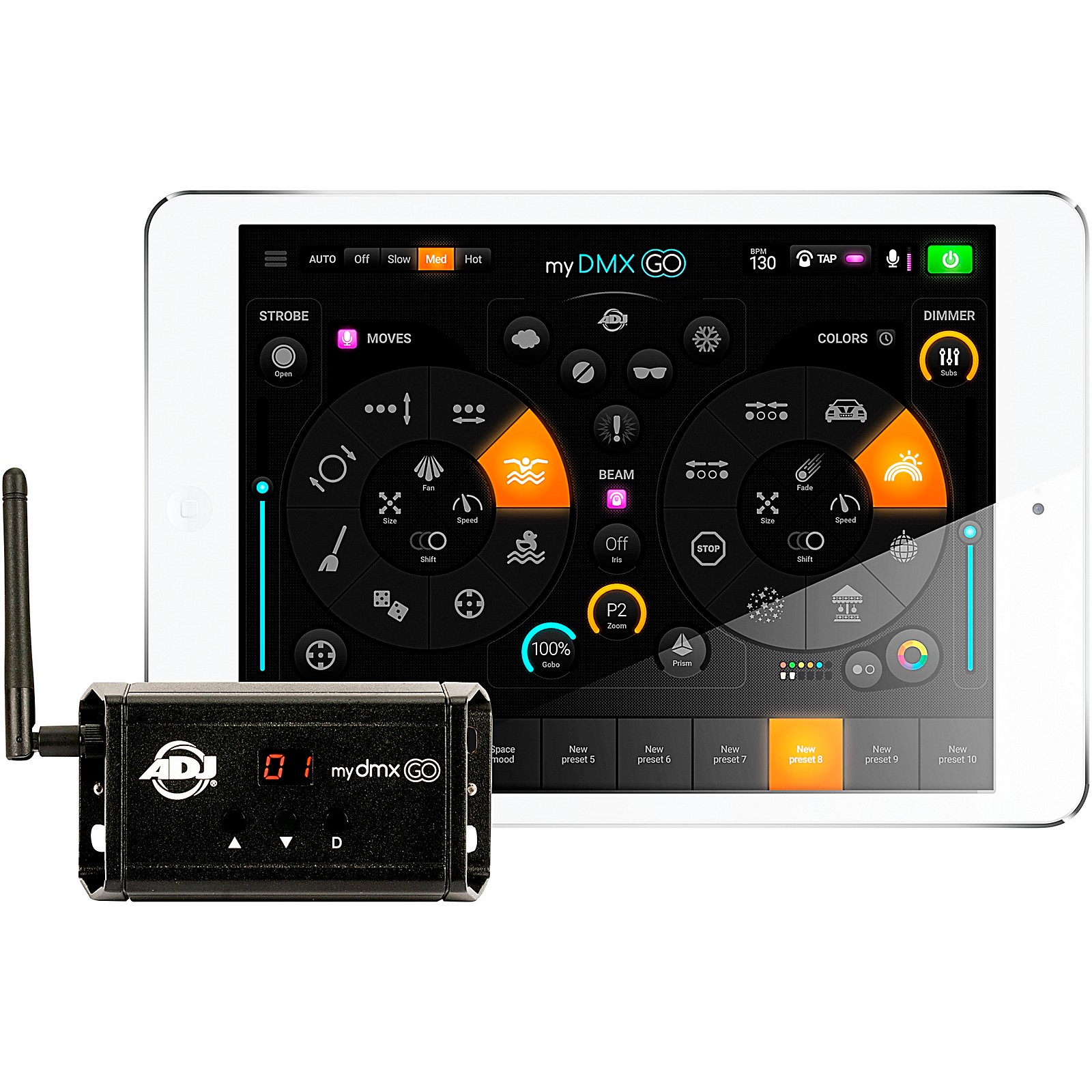 American DJ mydmx GO DMX Lighting Control System | Music & Arts